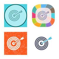 Unique Dartboard Vector Icon