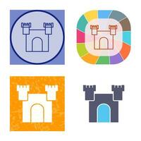 Unique Castle Vector Icon