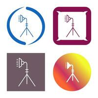 Unique Light Stand Vector Icon