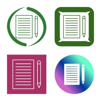 Write Feedback Vector Icon