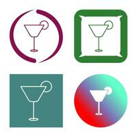 Cocktail Drink Vector Icon