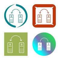 Unique Connected Systems Vector Icon