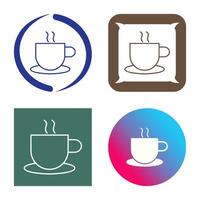 Unique Hot Coffee Vector Icon
