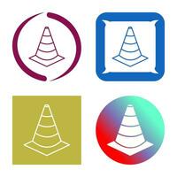 Unique Cone Vector Icon