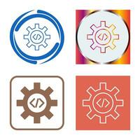 Unique Code Optimization Vector Icon