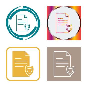 Private Document Vector Icon