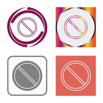Prohibited Vector Icon