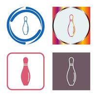 Bowling Pin Vector Icon