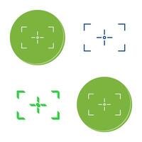 Unique Focus Vector Icon