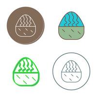 Cream Muffin Vector Icon