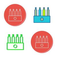 Unique Pack of Beers Vector Icon