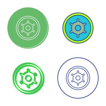 icono de vector de soporte técnico único