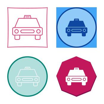 Cab Vector Icon