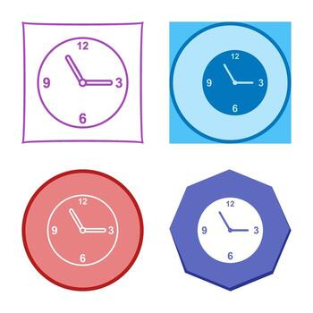 icono de vector de tiempo