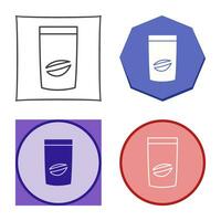 Coffee Bag Vector Icon