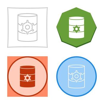 icono de vector de gestión de base de datos único