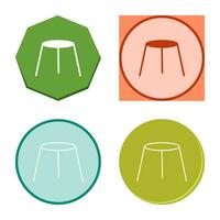 Unique Stool Vector Icon