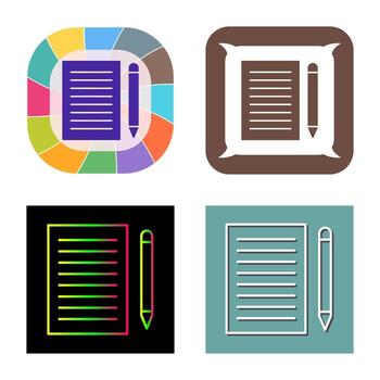 Write Feedback Vector Icon