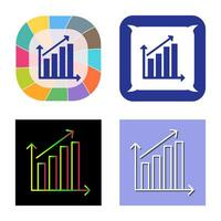 Rising Statistics Vector Icon