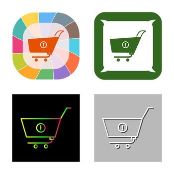 icono de vector de advertencia único