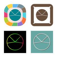 Pie Chart Analysis Vector Icon