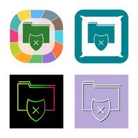Vulnerable Folder Vector Icon