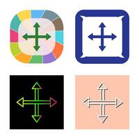 Unique Move Vector Icon