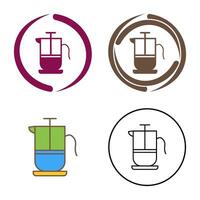 French Press Vector Icon