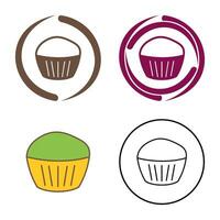 Chocolate Muffin Vector Icon