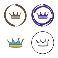 King Crown Vector Icon