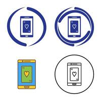 Phone Gambling Vector Icon