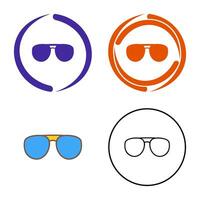 Unique Glasses Vector Icon