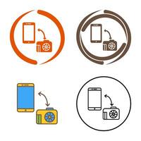 Unique Transfer Images Vector Icon