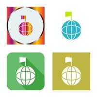 Unique Global Signals Vector Icon