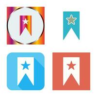 Unique Bookmarking Services Vector Icon