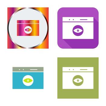 icono de vector de optimización de enlace único