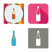 Champagne Bottle Vector Icon