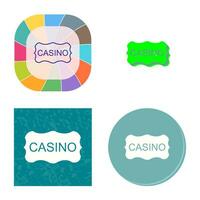 Casino Sign Vector Icon