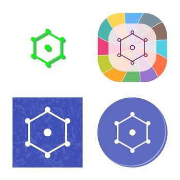 Unique Nodes Vector Icon