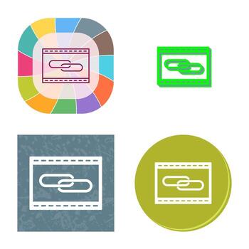 Unique Link Optimization Vector Icon