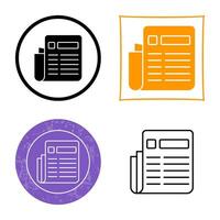 News Paper Vector Icon