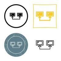 Connected Systems Vector Icon