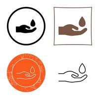 Hands Airdrop Vector Icon