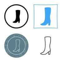 Long Boots Vector Icon