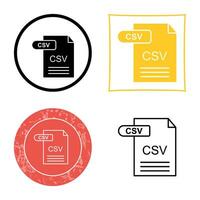 CSV Vector Icon