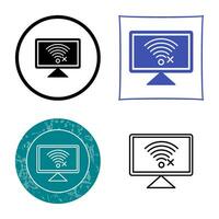 Disconnected Network Vector Icon