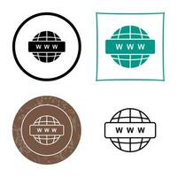 World Wide Web Vector Icon