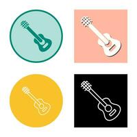 icono de vector de guitarra