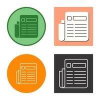 News Paper Vector Icon