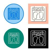 Weighing Scale Vector Icon